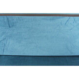 Hopfällbar madrass med kudde - Tvättbart överdrag - 200cm x 120cm x 10cm - Petrolblå