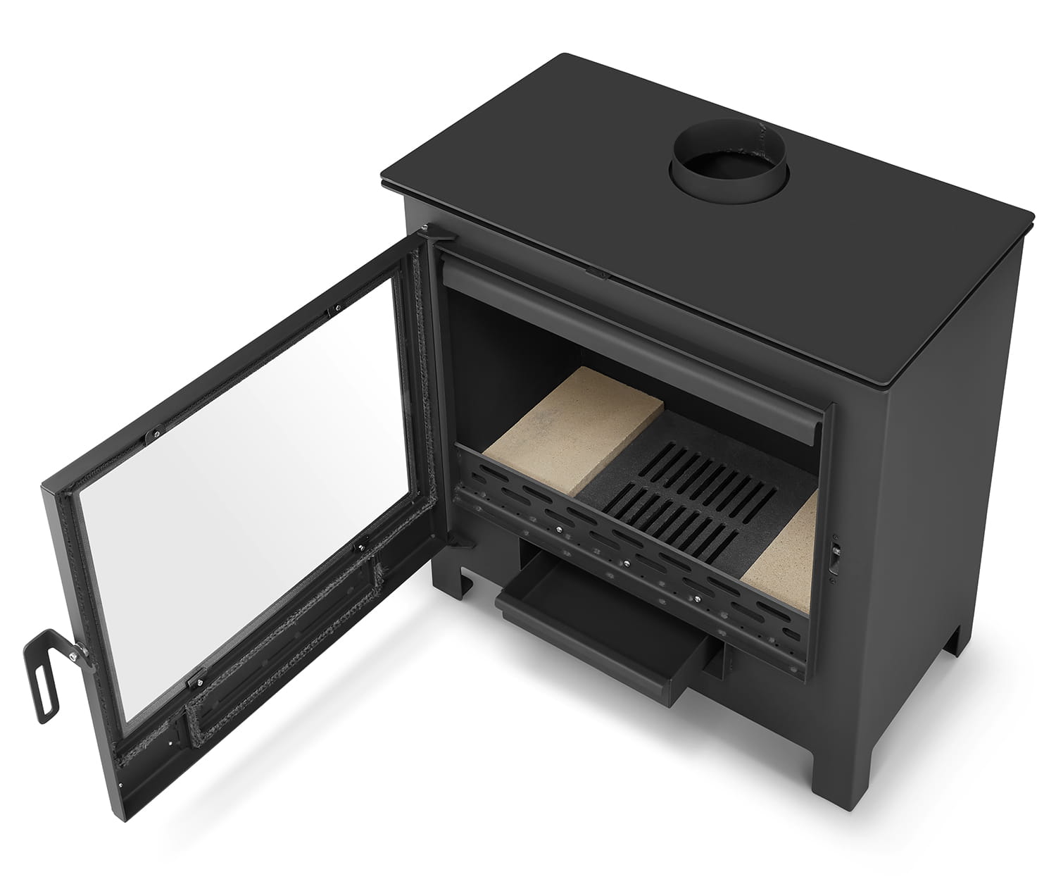 Central Heating Wood Stove - Steel - Freestanding - 26kW