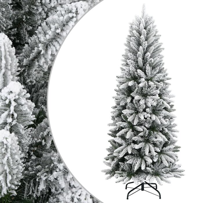 Sapin de Noël Artificiel Blanc et Vert 180 cm PVC & PE - Article Outlet