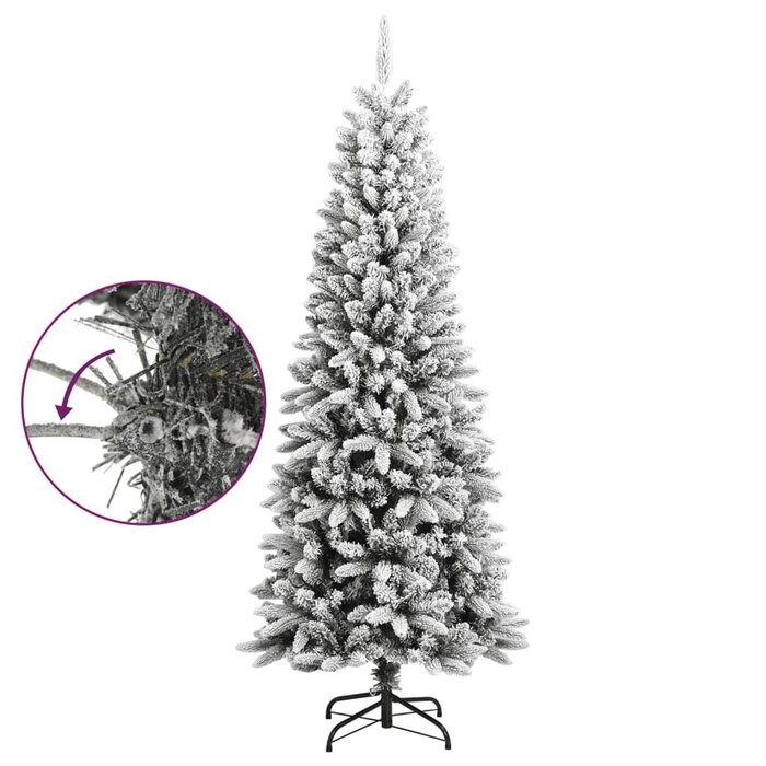 Sapin de Noël Artificiel Blanc Vert 180 cm PVC/PE - Jusqu'à 35% de réduction !
