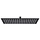 Pomme de douche carrée 50x50 cm Noir | Acier Inox | Outlet jusqu'à -30%