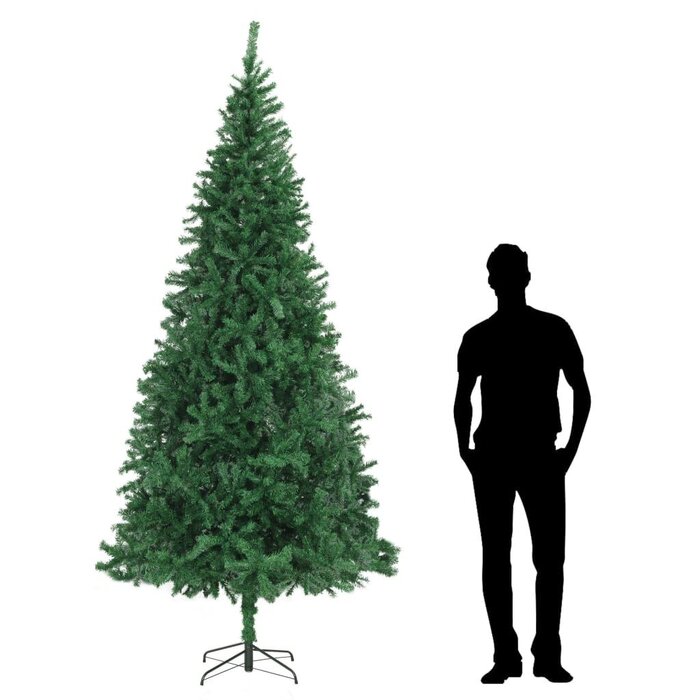 Sapin de Noël Artificiel Vert 300 cm PVC - Stable et Économique