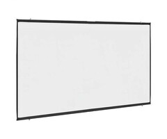 Écran de projection mural 120" 16:9 blanc mat en polyester, pour home cinéma et présentations
