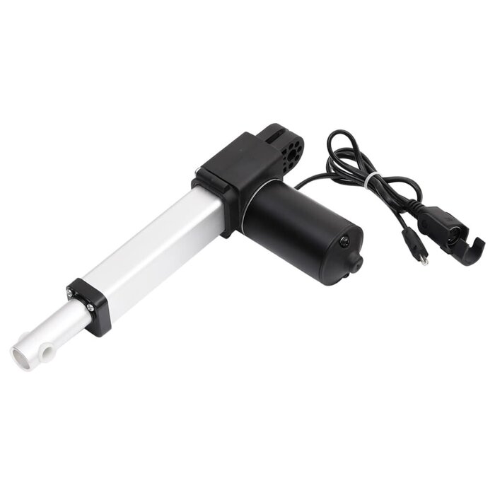 Actionneur Linéaire DC 28V Aluminium Noir et Argent 1000N