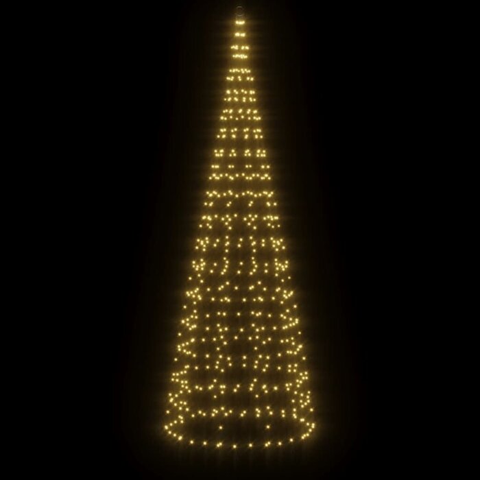 Arbre de Noël Lumineux LED pour Mât 300 cm, 550 LED Blanc Chaud