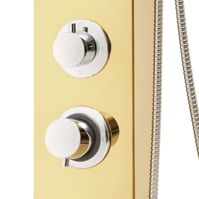 Colonne de Douche Dorée Multifonction Outlet - Jusqu'à 35% de réduction
