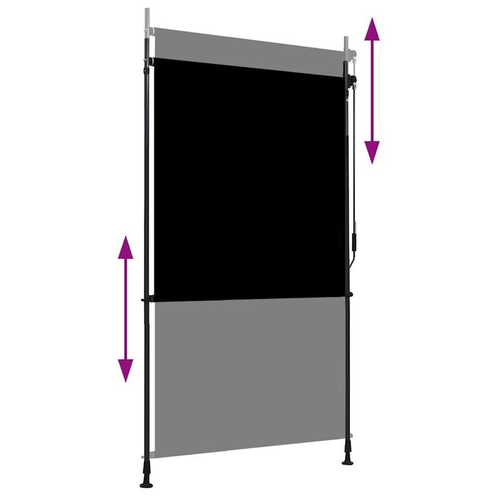 Store Extérieur Enrouleur Anthracite 120x270 cm - Jusqu'à -35% d'économie !
