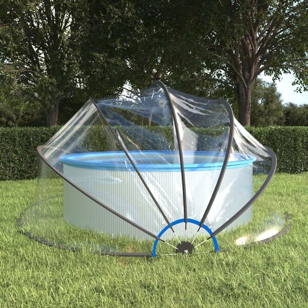 Couverture piscine transparente PVC 500x250 cm - Jusqu'à 35% de réduction !