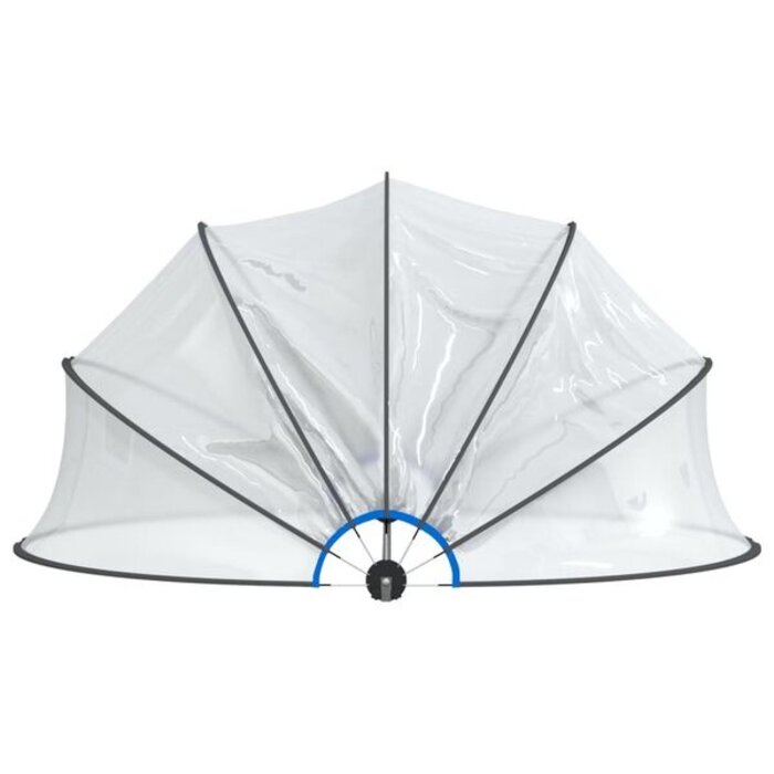 Couverture piscine transparente PVC 500x250 cm - Jusqu'à 35% de réduction !