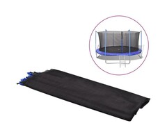 Filet de sécurité pour trampoline rond 3,96 m - Noir, Polyéthylène