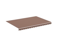 Toile de store 3,5x2,5m Marron UV | Outlet jusqu'à -35%