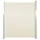 Pare-vue Rétractable de Jardin 140x500 cm Crème - Polyester, Acier
