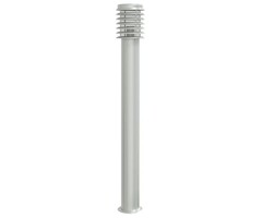 Lampadaire Extérieur 110cm Argenté Inox - Jusqu'à -35% !