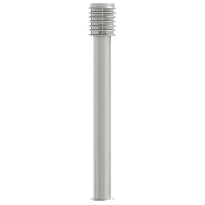 Lampadaire d'extérieur 110 cm Acier inoxydable Argenté