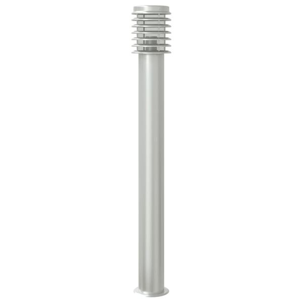 Lampadaire Extérieur 110cm Argenté Inox - Jusqu'à -35% !