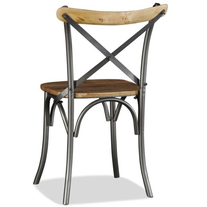 Lot de 2 Chaises Manguier Massif Industriel - Jusqu'à 35% de réduction
