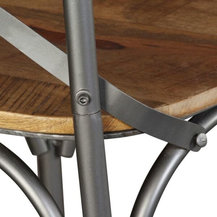 Lot de 2 Chaises Manguier Massif Industriel - Jusqu'à 35% de réduction