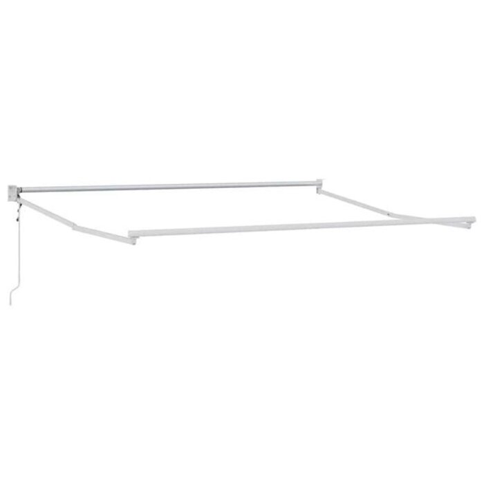 Auvent Blanc Rétractable 3.5x2.5m Métal - Jusqu'à 35% de réduction !