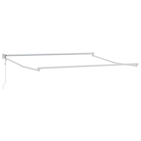 Auvent Blanc Rétractable 3.5x2.5m Métal - Jusqu'à 35% de réduction !