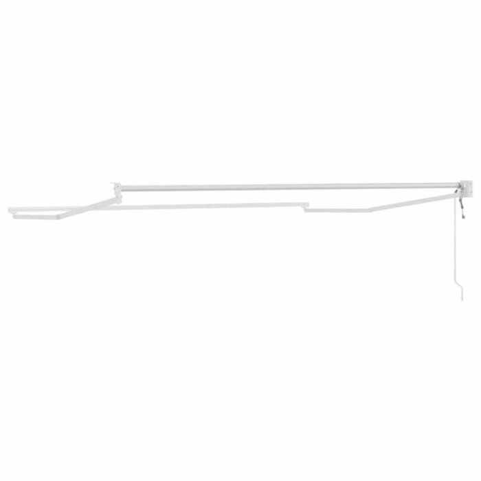 Auvent Blanc Rétractable 3.5x2.5m Métal - Jusqu'à 35% de réduction !