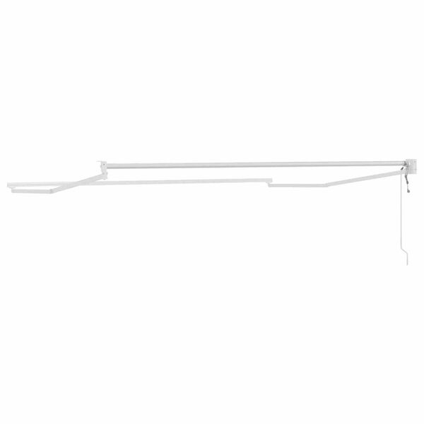 Auvent Blanc Rétractable 3.5x2.5m Métal - Jusqu'à 35% de réduction !