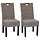 Ensemble 2 chaises salle à manger rotin Kubu - Naturel - Jusqu'à 35% de réduction