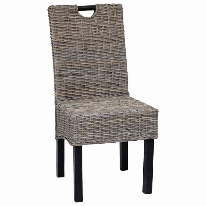 Ensemble 2 chaises salle à manger rotin Kubu - Naturel - Jusqu'à 35% de réduction