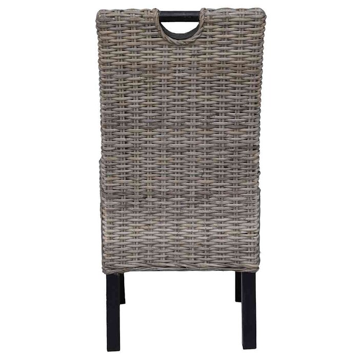 Ensemble 2 chaises salle à manger rotin Kubu - Naturel - Jusqu'à 35% de réduction