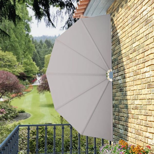Paravent pliable 160 cm Crème pour terrasse - Jusqu'à 35% de réduction