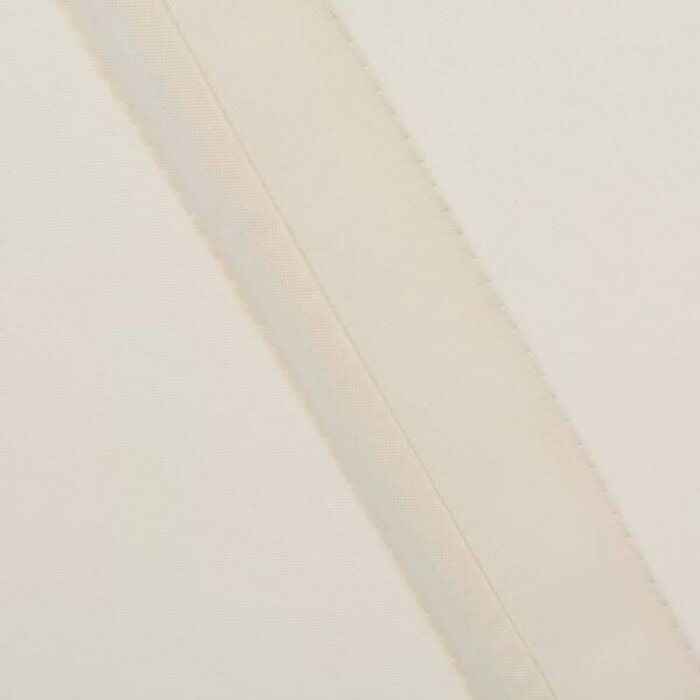 Paravent de terrasse pliable vidaXL 160 cm Crème - Polyester et Acier