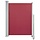 Brise-vue rétractable Rouge 100x300 cm pour terrasse - Jusqu'à 30% de réduction
