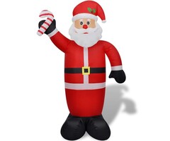 Père Noël Gonflable 240 cm - Polyester et Plastique