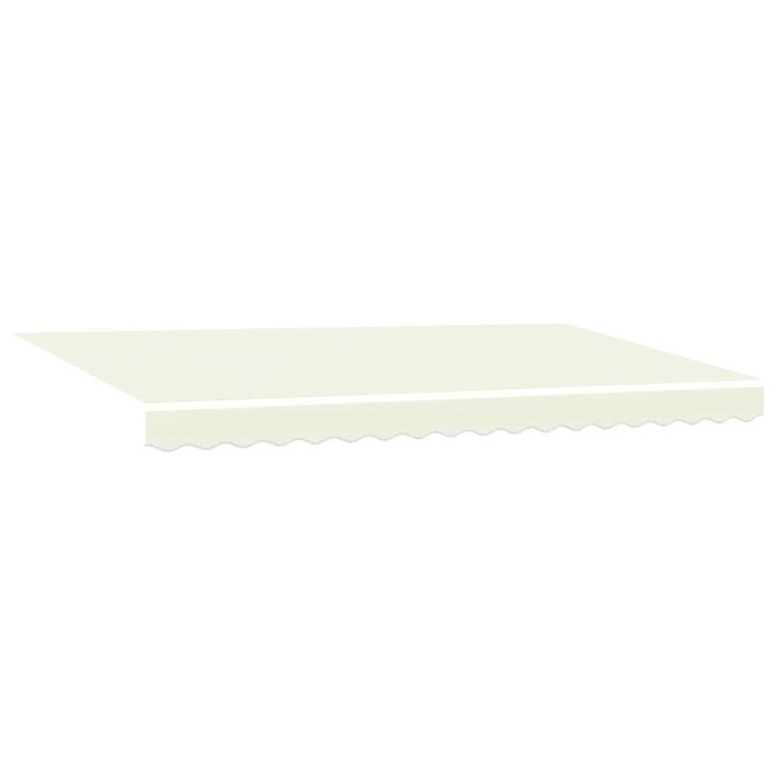 Auvent de remplacement pour parasol vidaXL, crème, 400 x 200 cm, toile de qualité