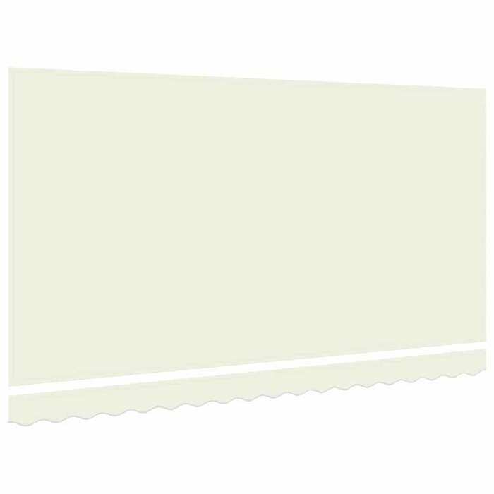 Auvent de remplacement pour parasol vidaXL, crème, 400 x 200 cm, toile de qualité