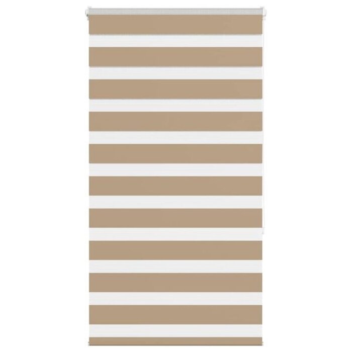 Store Vénitien Zébra 90x150 cm polyester sable, largeur tissu 85.9 cm