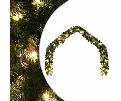 Guirlande de Noël LED 10m avec 150 Lumières Blanc Chaud - 8 Effets Lumineux - Intérieur/Extérieur