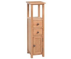 Meuble d'angle Chêne Massif 94cm - Rangement Haut | Jusqu'à 35% de réduction
