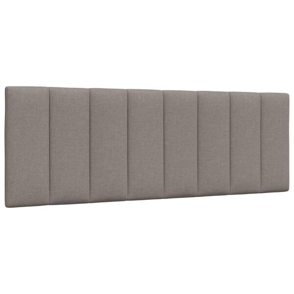 Coussin Tête de Lit "Hanko" 140 cm Taupe - Confort Douillet | Jusqu'à -35%