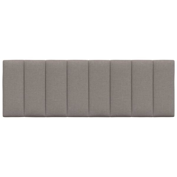 Coussin Tête de Lit "Hanko" 140 cm Taupe - Confort Douillet | Jusqu'à -35%