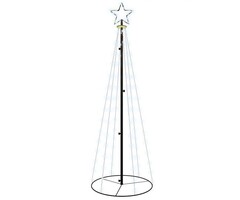 Sapin de Noël Cônes 108 LED 70x180 cm Blanc Froid - Article Outlet
