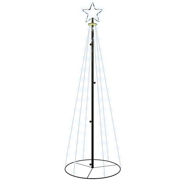 Sapin de Noël Cône Lumineux LED 180cm Blanc Froid | Jusqu'à -35%