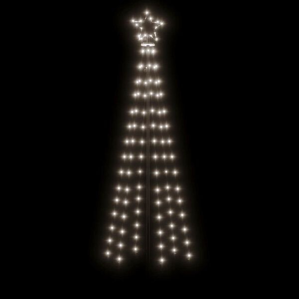 Sapin de Noël Cône Lumineux LED 180cm Blanc Froid | Jusqu'à -35%