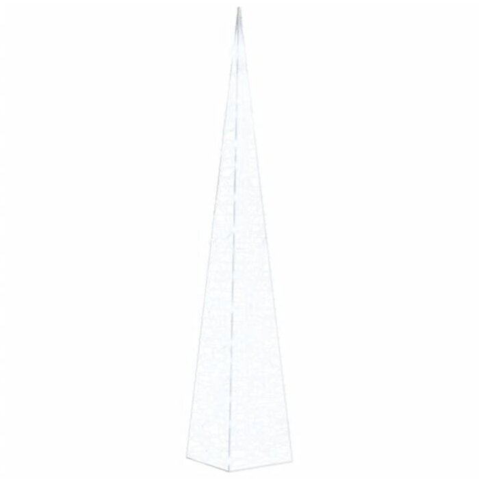 Cône lumineux décoratif LED 120 cm Acrylique Blanc froid
