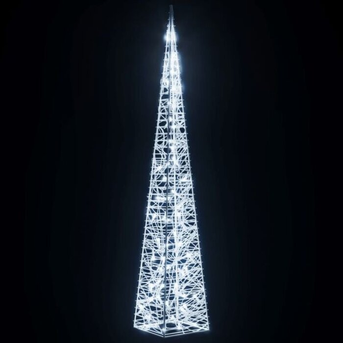 Cône lumineux décoratif LED 120 cm Acrylique Blanc froid