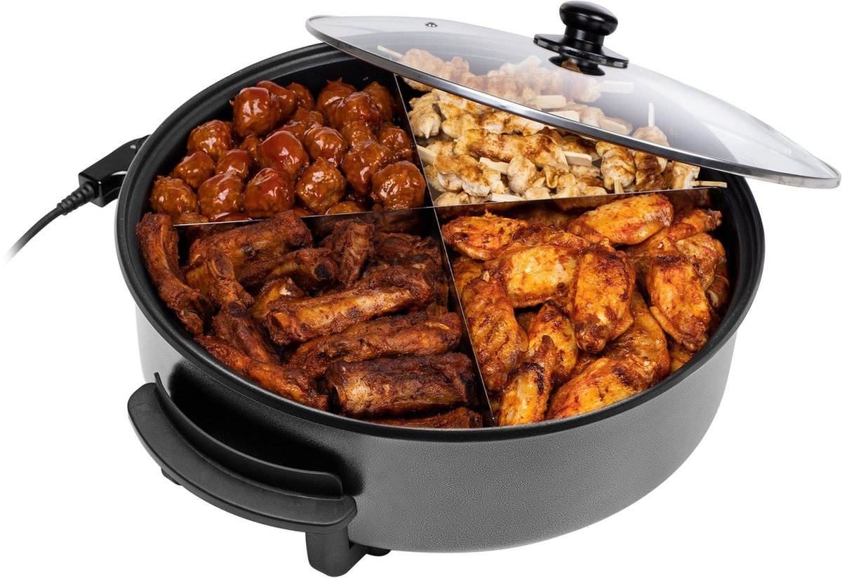 Poêle Électrique Polyvalente Ø40cm, 1500W - Jusqu'à -35%