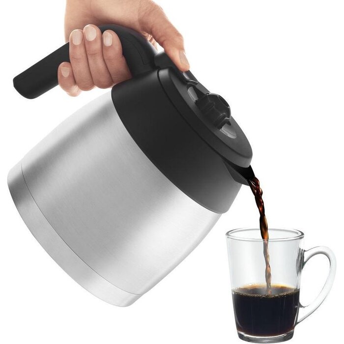 Jusqu'à -35% | Cafetière Filtre Compacte 6 Tasses Noire