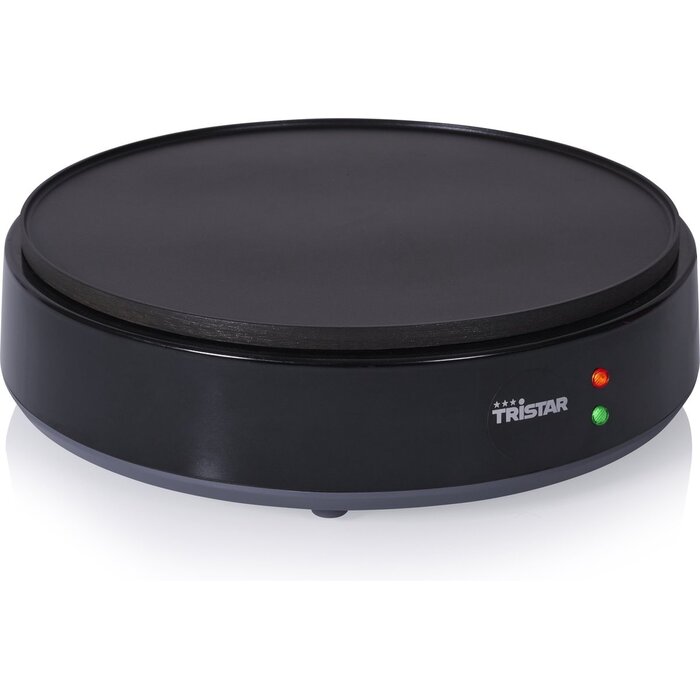 Machine à Crêpes et Pancakes Tristar BP-2627 - 1200W - 30cm - Noir