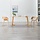 Lot de 2 Chaises Salle à Manger, Bois Courbé & Similicuir Crème - Jusqu'à -35%