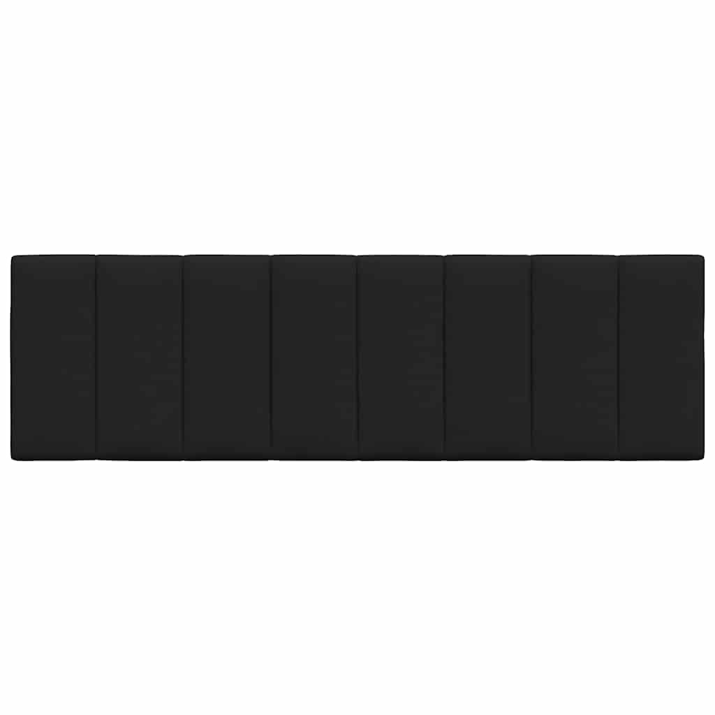 Structure de lit "Hanko" Tissu Noir 160x200 cm - Jusqu'à 35% de Réduction