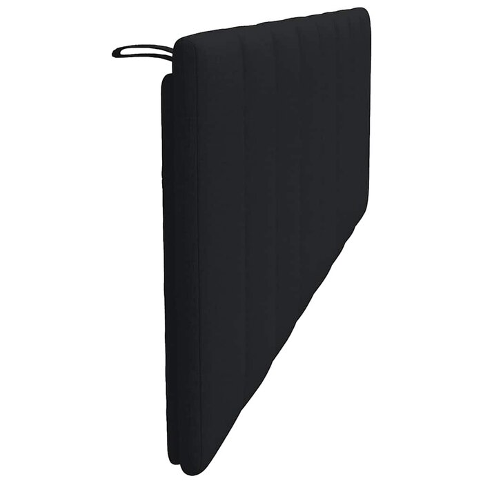 Structure de lit "Hanko" Tissu Noir 160x200 cm - Jusqu'à 35% de Réduction